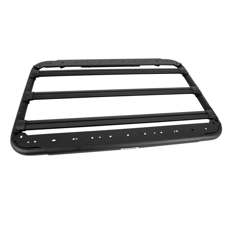 Load image into Gallery viewer, Go Rhino SRM 500 Flat Rack 35in. - Tex. Blk (Incl. Clamps - Mounts to Many Styles of Cross Bars)
