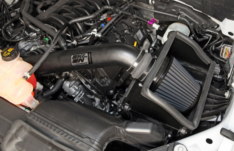 Load image into Gallery viewer, K&amp;N 2015 Ford F150 5.0L V8 Blackhawk Performance Intake Kit
