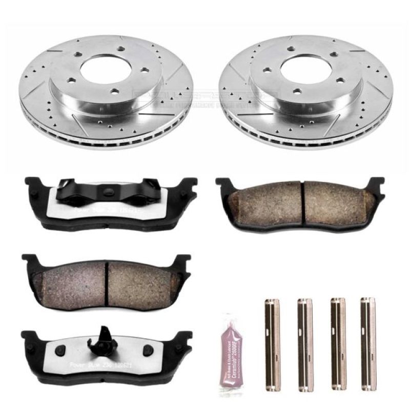 Load image into Gallery viewer, Power Stop 97-03 Ford F-150 Front Z36 Truck &amp; Tow Brake Kit
