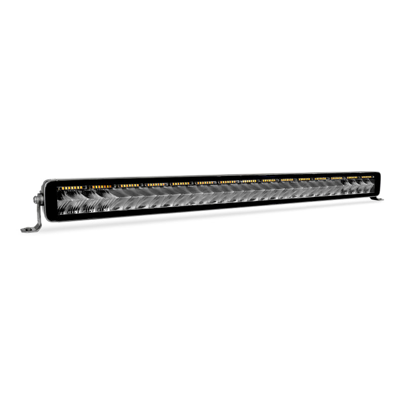 Load image into Gallery viewer, Go Rhino Xplor Blackout Combo Series Dbl Row LED Light Bar w/Amber (Side/Track Mount) 32in. - Blk

