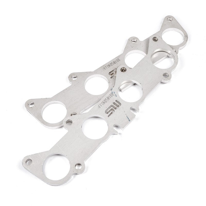 Load image into Gallery viewer, Stainless Works Ford 5.2L/5.0L Coyote Round Port Shaped Header 304SS Exhaust Flanges 2in Primaries
