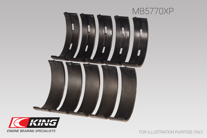 Load image into Gallery viewer, King Engine Bearings Nissan VK45DD/E/ VK50VE/ Vk56DE/VD (Size 0.26) Main Bearing Set
