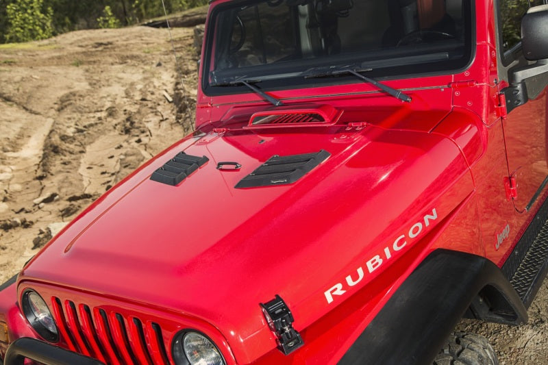 Load image into Gallery viewer, Rugged Ridge Performance Hood Vents 97-18 Jeep Wrangler
