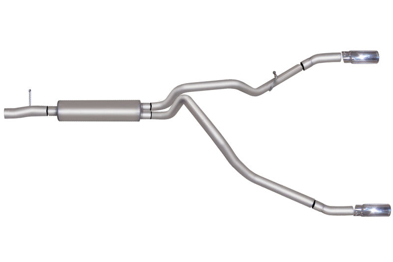 Load image into Gallery viewer, Gibson 05-06 Ford F-250 Super Duty King Ranch 6.8L 2.5in Cat-Back Dual Split Exhaust - Stainless
