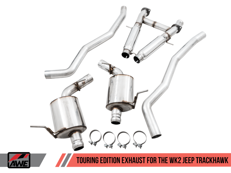Load image into Gallery viewer, AWE Tuning 2020 Jeep Grand Cherokee SRT/Trackhawk Touring Edition Exhaust - Use w/Stock Tips
