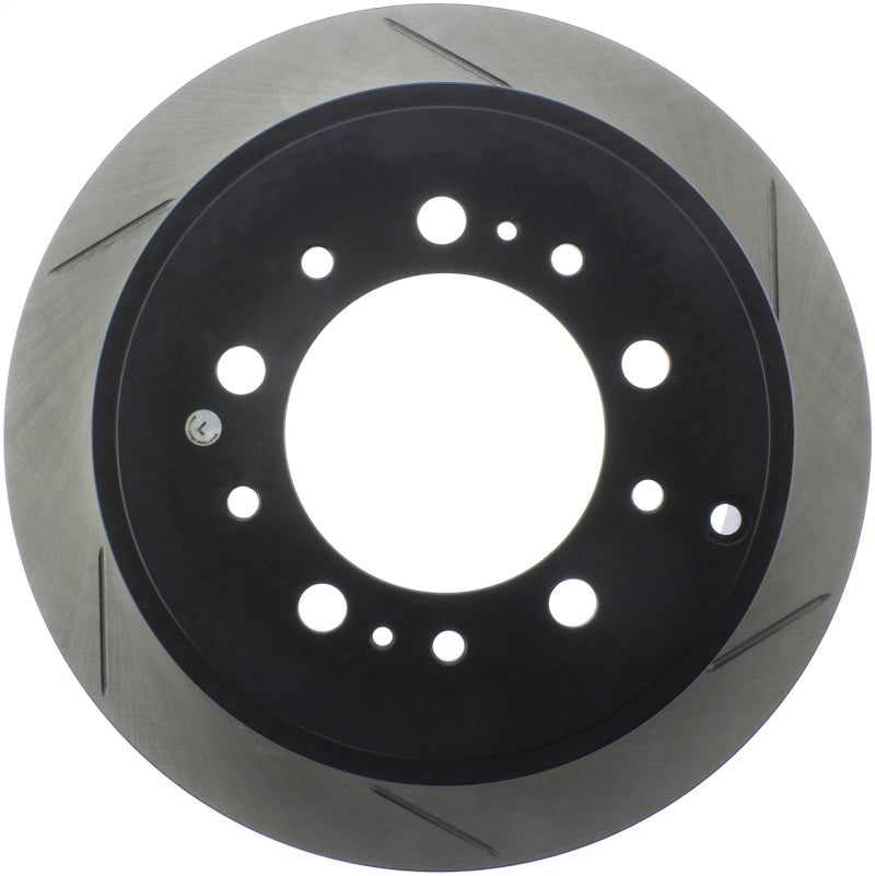 Load image into Gallery viewer, StopTech Sport Slot 08-13 Lexus LX450/470/570 / 07-12 Toyota Tundra Slotted Left Rear CRYO Rotor

