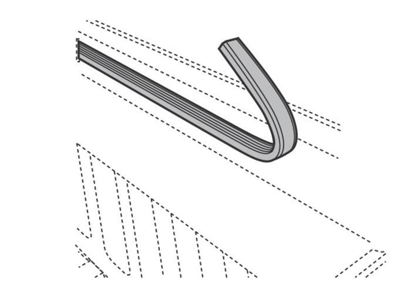 Load image into Gallery viewer, BAK Bulkhead Seal (Thick Ribbed) 3/4in x 65in
