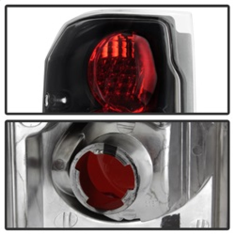 Load image into Gallery viewer, Spyder Ford F150 87-96/Ford Bronco 88-96 Euro Style Tail Lights Black ALT-YD-FF15089-BK
