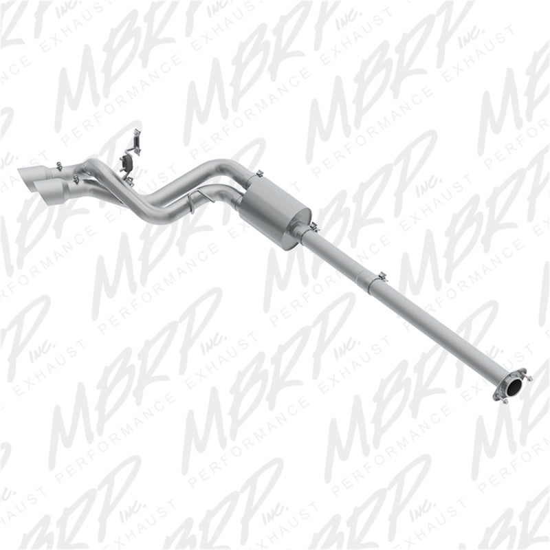 Load image into Gallery viewer, MBRP 09-14 Ford F150 Pre-Axle 4.5in OD Tips Dual Outlet 3in AL Cat Back
