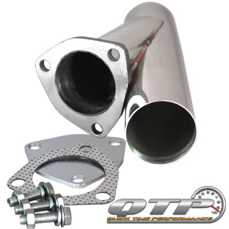 Load image into Gallery viewer, QTP 2.5in Weld-On QTEC Exhaust Cutout Y-Pipe

