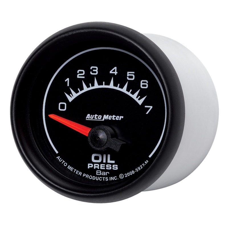 Load image into Gallery viewer, Autometer ES 52.4mm 0-7 Bar Oil Pressure SSE Gauge
