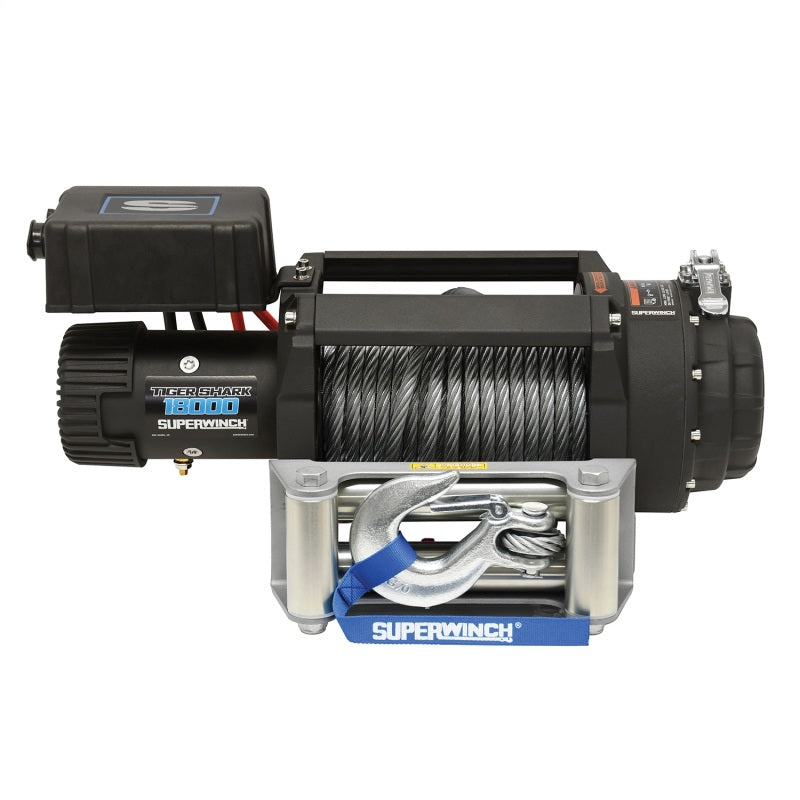 Load image into Gallery viewer, Superwinch 18000 LBS 12V DC Wire Rope Tiger Shark Winch
