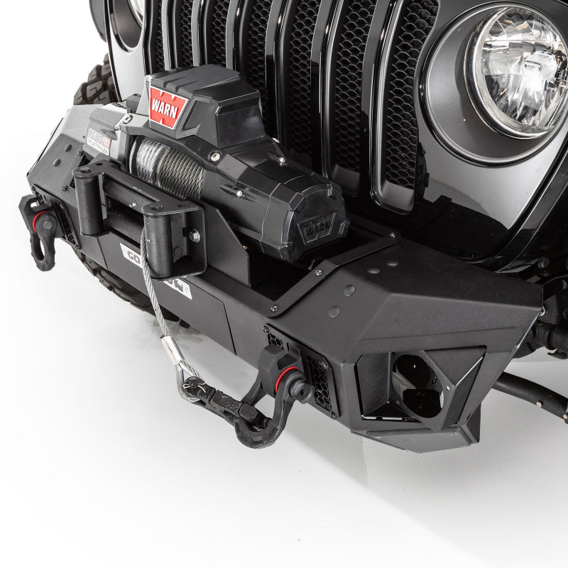 Load image into Gallery viewer, Go Rhino 07-20 Jeep Wrangler JL/JLU/JK/JKU/Gladiator JT Trailline Front Stubby Bumper
