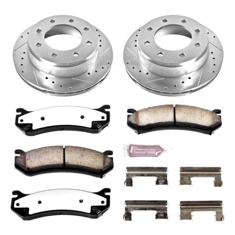 Load image into Gallery viewer, Power Stop 01-03 Chevrolet Silverado 1500 HD Rear Z36 Truck &amp; Tow Brake Kit
