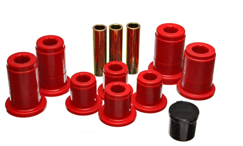 Load image into Gallery viewer, Energy Suspension Front Control Arm Bushing Set - Red
