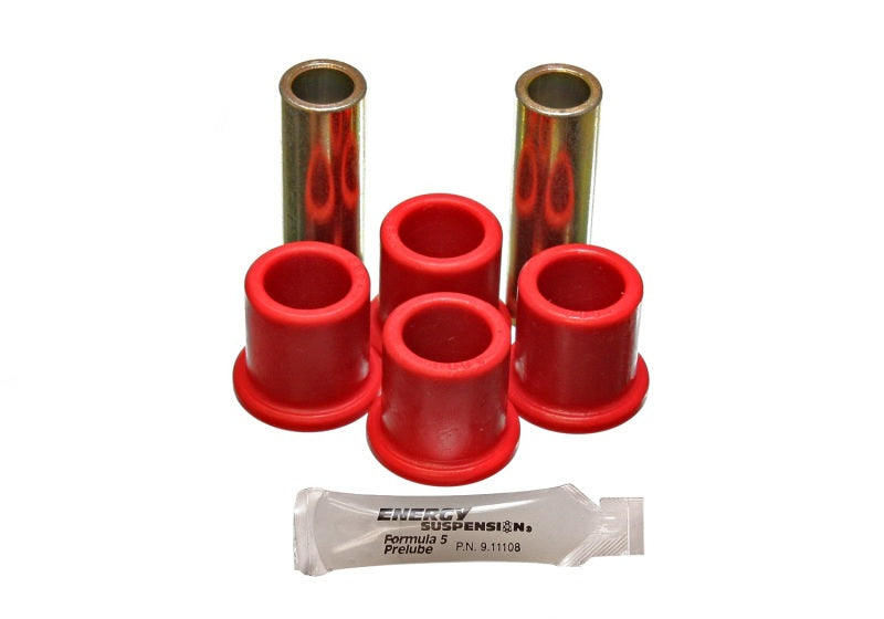 Load image into Gallery viewer, Energy Suspension 82-96 Ford F100/F150 2WD Red Rear Frame Shackle Bushing Set
