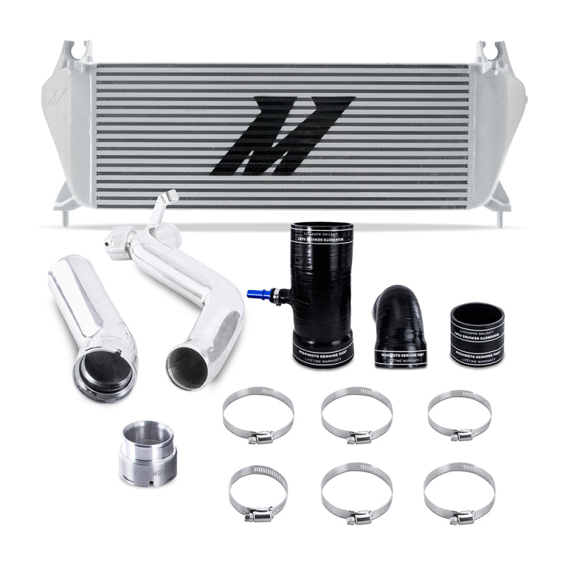 Load image into Gallery viewer, Mishimoto 19+ Ford Ranger 2.3L EcoBoost Intercooler Kit - Silver + Polished Pipes
