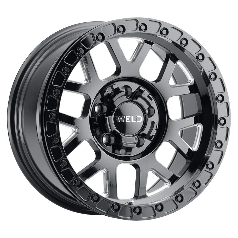 Load image into Gallery viewer, Weld Off-Road W902 17X9.0 Cinch Beadlock 5X127 5X139.7 ET-12 BS4.50 Gloss Black MIL 87.1
