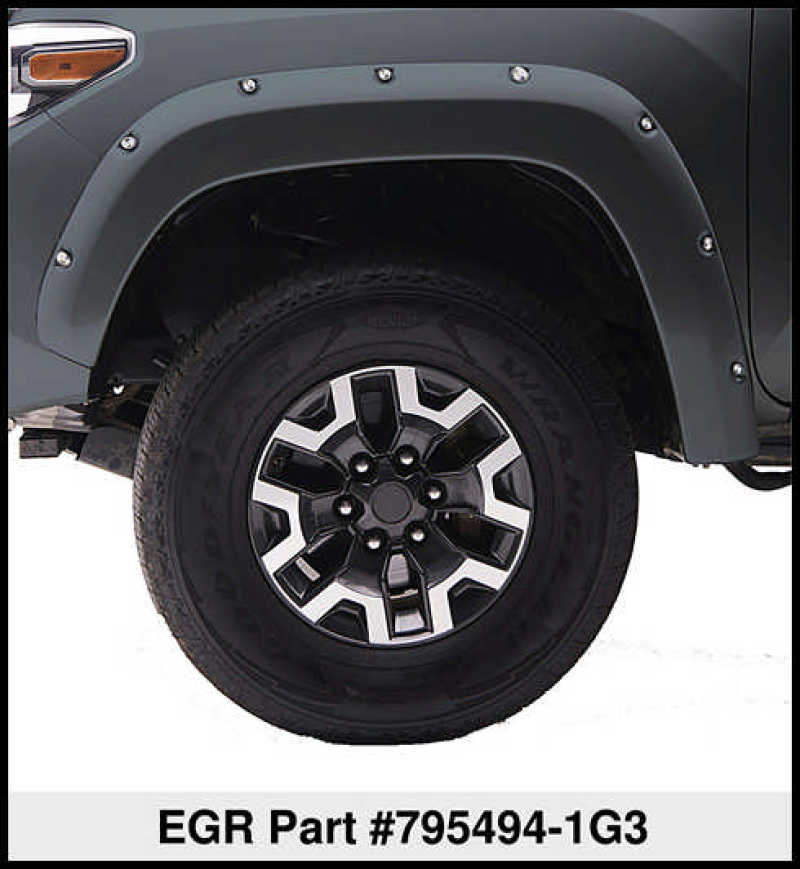 Load image into Gallery viewer, EGR 14+ Toyota Tundra Bolt-On Look Color Match Fender Flares - Set - MagneticGray
