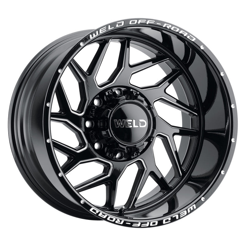 Load image into Gallery viewer, Weld Off-Road W117 20X12 Fulcrum 5X127 5X139.7 ET-44 BS4.75 Gloss Black MIL 87.1
