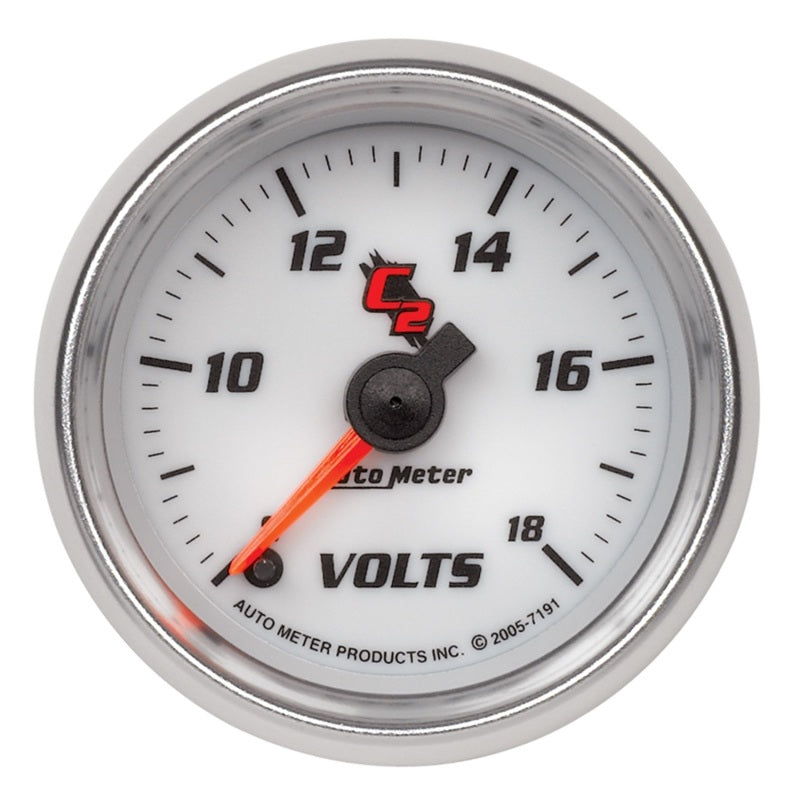 Load image into Gallery viewer, Autometer C2 52mm Electronic 8-18V Voltmeter Gauge
