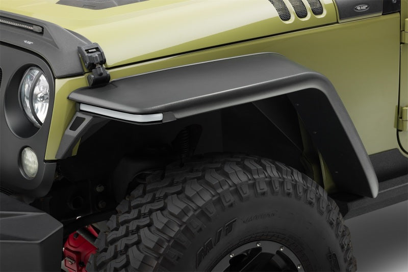 Load image into Gallery viewer, Rugged Ridge 07-18 Jeep Wrangler JK 2-Door+4-Door Unlimited Max Terrain Fender Flare Front+Rear Set
