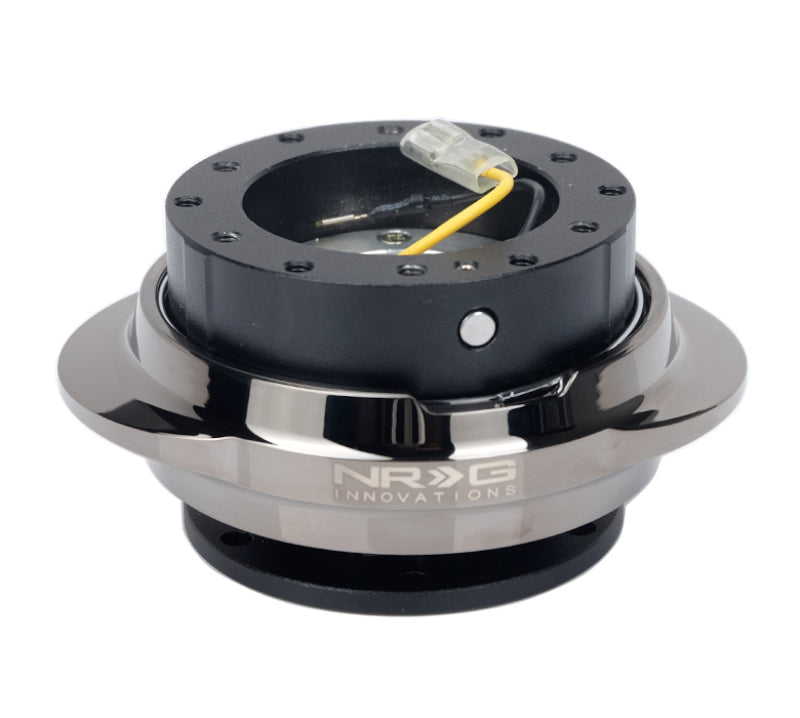 Load image into Gallery viewer, NRG Quick Release Kit - Black Body/ Black Chrome Oval Ring
