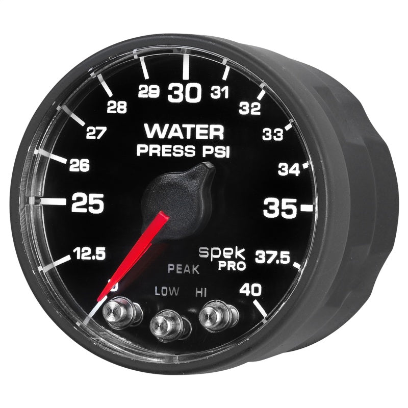 Load image into Gallery viewer, Autometer Spek-Pro - Nascar 2-1/16in Water Press 0- 40 psi Bfb
