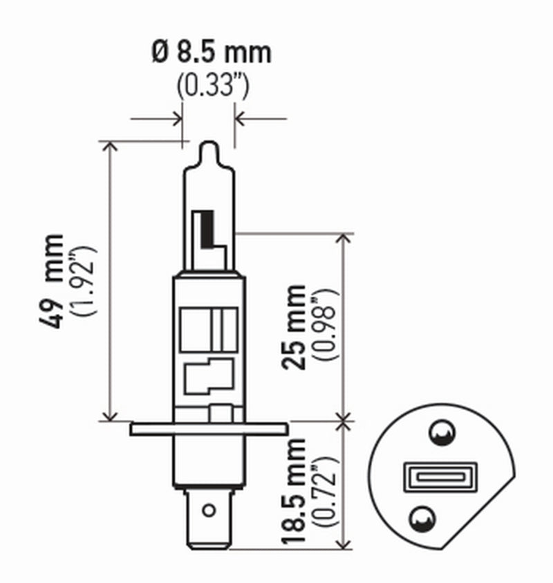 Load image into Gallery viewer, Hella H1 12V 55W Hella High Performance Xenon Bulb (Pair)
