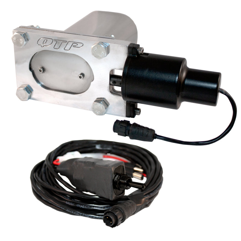 Load image into Gallery viewer, QTP Bolt-On QTEC Low Profile Oval Electric Cutout Valve
