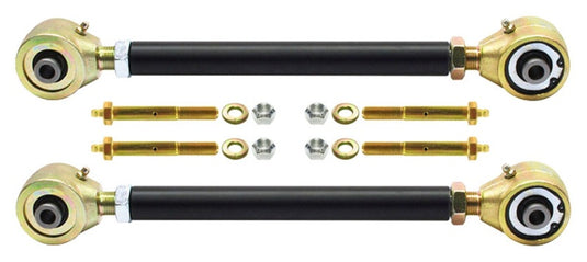 RockJock TJ/LJ Johnny Joint Adjustable Control Arms Rear Upper Double Adjustable Greasable Pair