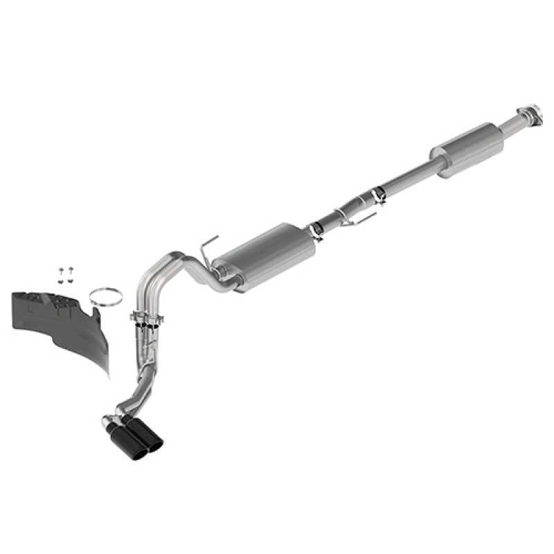 Load image into Gallery viewer, Ford Racing 21-22 F-150 2.7L/3.5L/5.0L Side Exit Touring Exhaust - Black Tips
