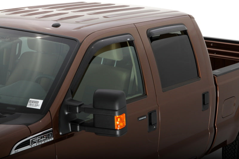 Load image into Gallery viewer, AVS 99-16 Ford F-250 Supercab Ventvisor Outside Mount Window Deflectors 4pc - Smoke
