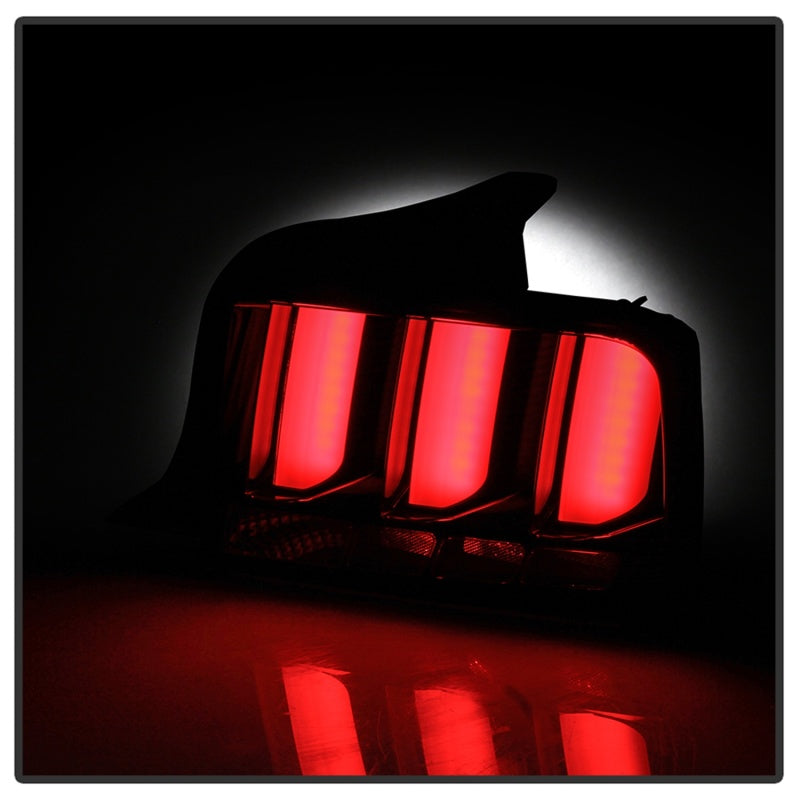 Load image into Gallery viewer, Spyder 05-09 Ford Mustang (White Light Bar) LED Tail Lights - Black ALT-YD-FM05V3-LED-BK
