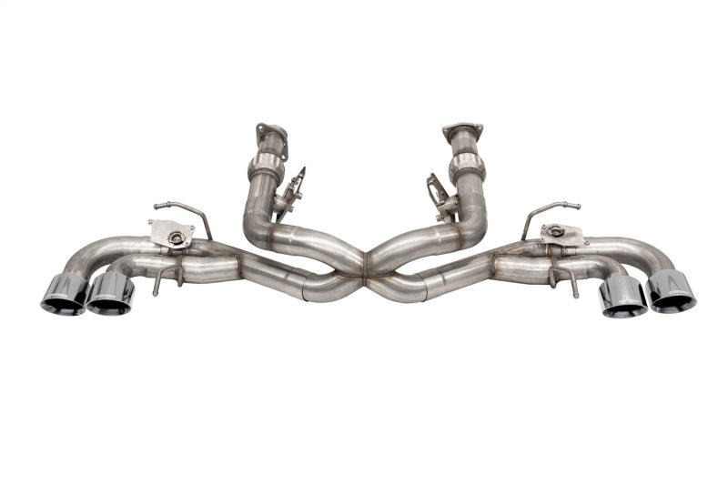 Load image into Gallery viewer, Corsa 2020-2025 Corvette C8 3in Valved Cat-Back 4.5in Pol Quad Tips - Fits Factory NPP Exhaust
