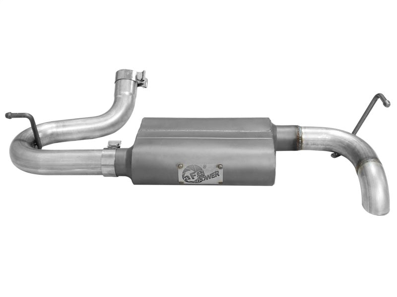 Load image into Gallery viewer, aFe Scorpion Exhaust System Axle Back Aluminized Hi-Tuck 07-17 Jeep Wrangler JK V6 3.6/3.8L

