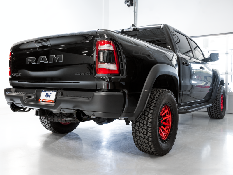 Load image into Gallery viewer, AWE Tuning 2021 RAM 1500 TRX 0FG Cat-Back Exhaust - Diamond Black Tips
