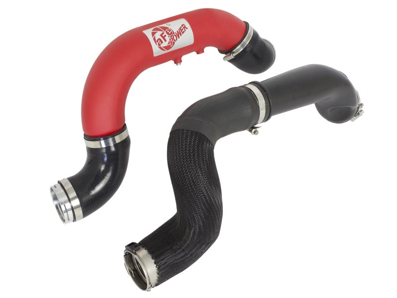 Load image into Gallery viewer, aFe BladeRunner 3in Red IC Tube Cold Side w/ Coupling &amp; Clamp Kit 2016 GM Colorado/Canyon 2.8L
