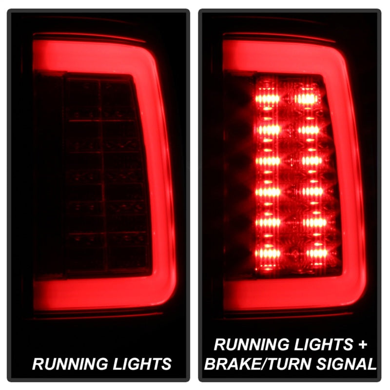 Load image into Gallery viewer, Spyder 13-14 Dodge Ram 1500 LED Tail Lights - Red Clear ALT-YD-DRAM13V2-LED-RC
