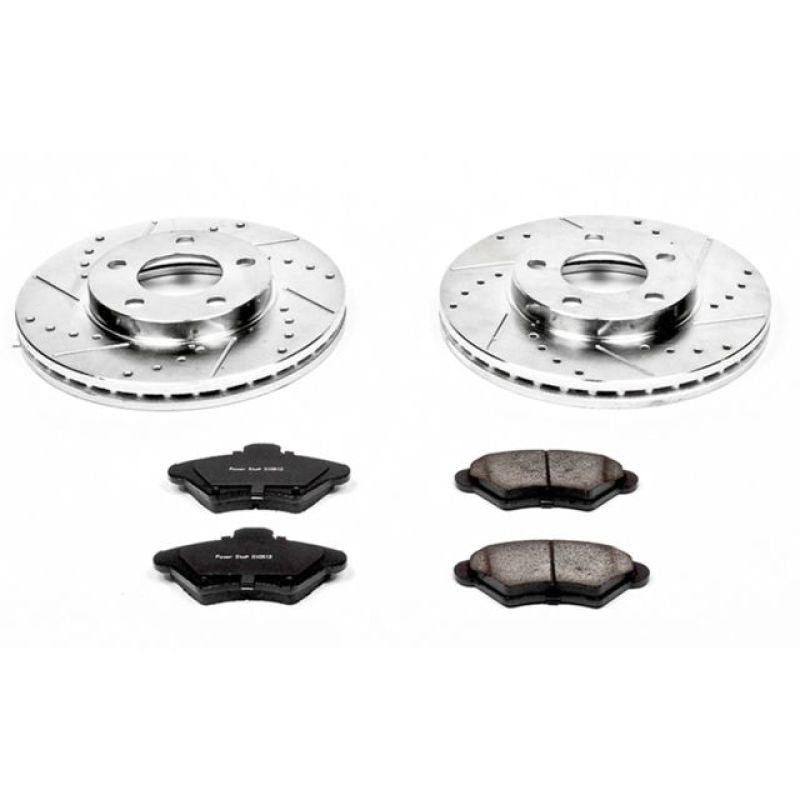 Load image into Gallery viewer, Power Stop 94-98 Ford Mustang Front Z23 Evolution Sport Brake Kit
