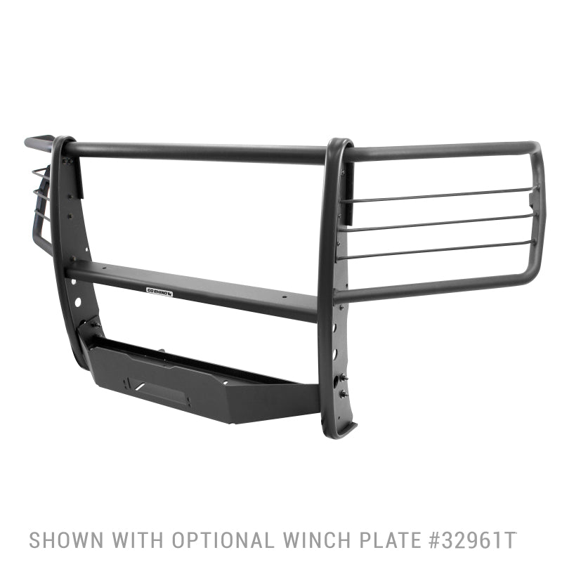 Load image into Gallery viewer, Go Rhino 18-20 Ford F-150 3100 Series StepGuard Center Grille + Brush Guard - Tex. Blk
