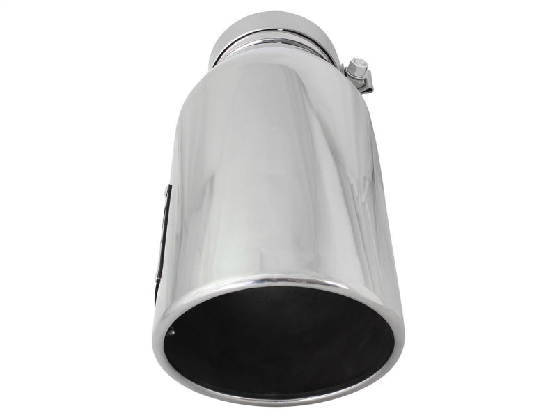 Load image into Gallery viewer, aFe Diesel Exhaust Tip Bolt On Polished 4in Inlet x 6in Outlet x 15in Long
