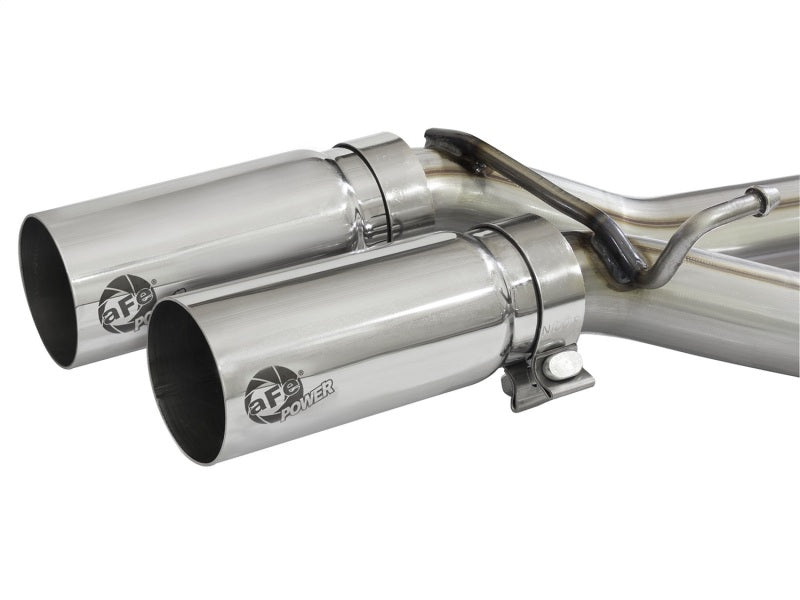 Load image into Gallery viewer, aFe Rebel Exhausts Cat-Back SS Ford F-150 04-08 V8 4.6/5.4L w/ Polished Tips
