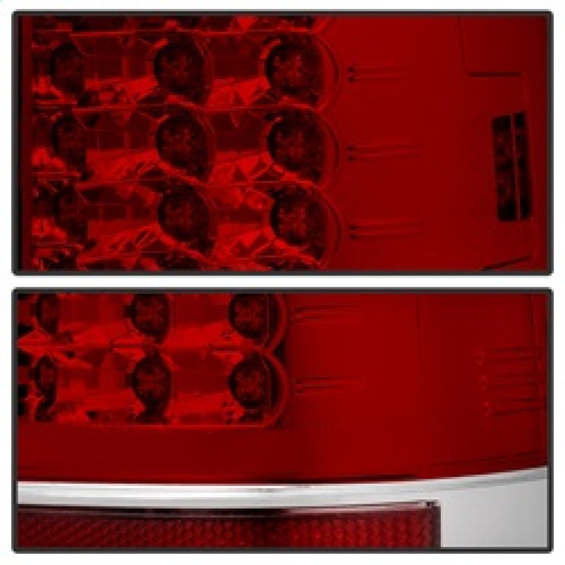 Load image into Gallery viewer, Spyder Ford Super Duty 08-15 Version 2 LED Tail Lights Red Clear ALT-YD-FS07-LED-G2-RC
