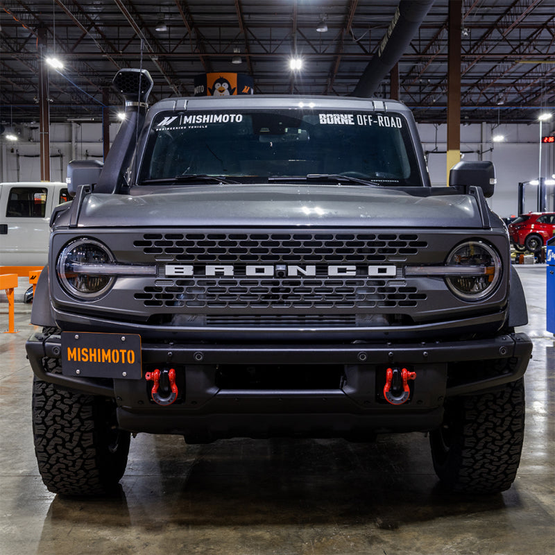 Load image into Gallery viewer, Mishimoto 2021+ Ford Bronco Modular Bumper License Plate Relocation
