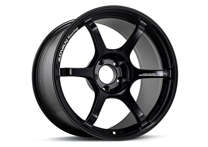 Advan RG-4 18x9.5 +45 5x120 Semi Gloss Black Wheel