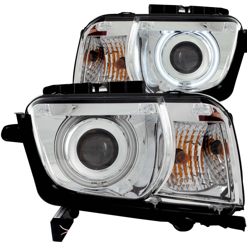 Load image into Gallery viewer, ANZO 2010-2013 Chevrolet Camaro Projector Headlights w/ Halo Chrome (CCFL)

