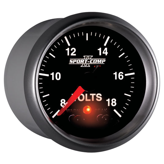 Autometer Sport-Comp II 2-1/16in Digital Voltmeter Gauge - 18V