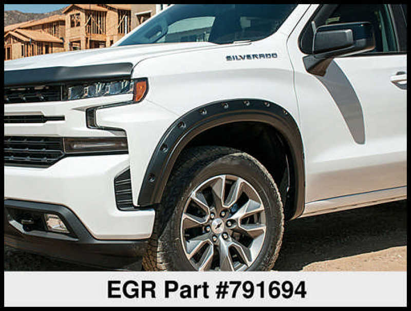 Load image into Gallery viewer, EGR 2019 Chevy 1500 Bolt-On Style Fender Flares - Set - Black
