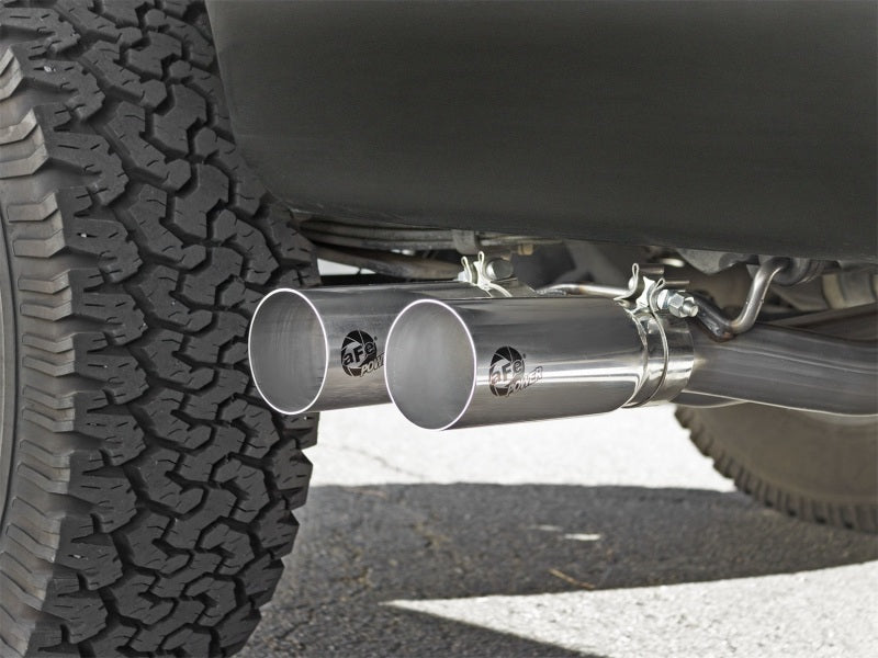 Load image into Gallery viewer, aFe Rebel Exhausts Cat-Back SS Ford F-150 04-08 V8 4.6/5.4L w/ Polished Tips
